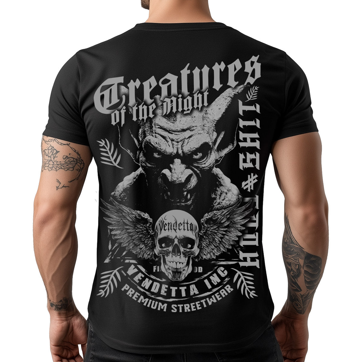 Vendetta Inc. Shirt Creatures 2.0 schwarz VD-1503