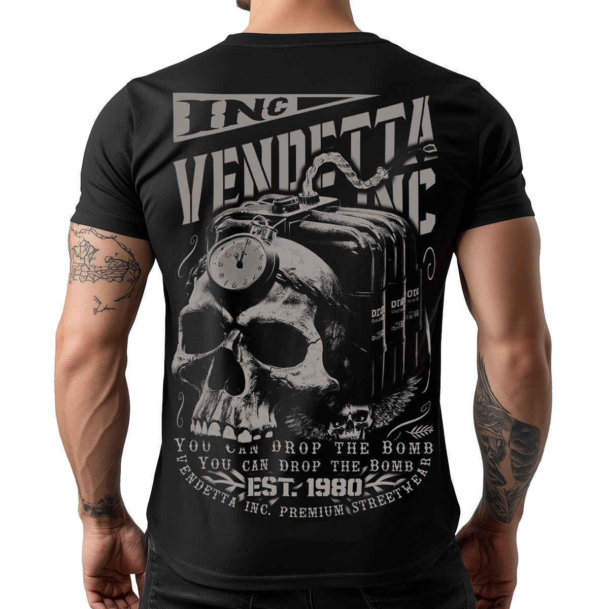 Vendetta Inc. Shirt Drop schwarz VD-1499