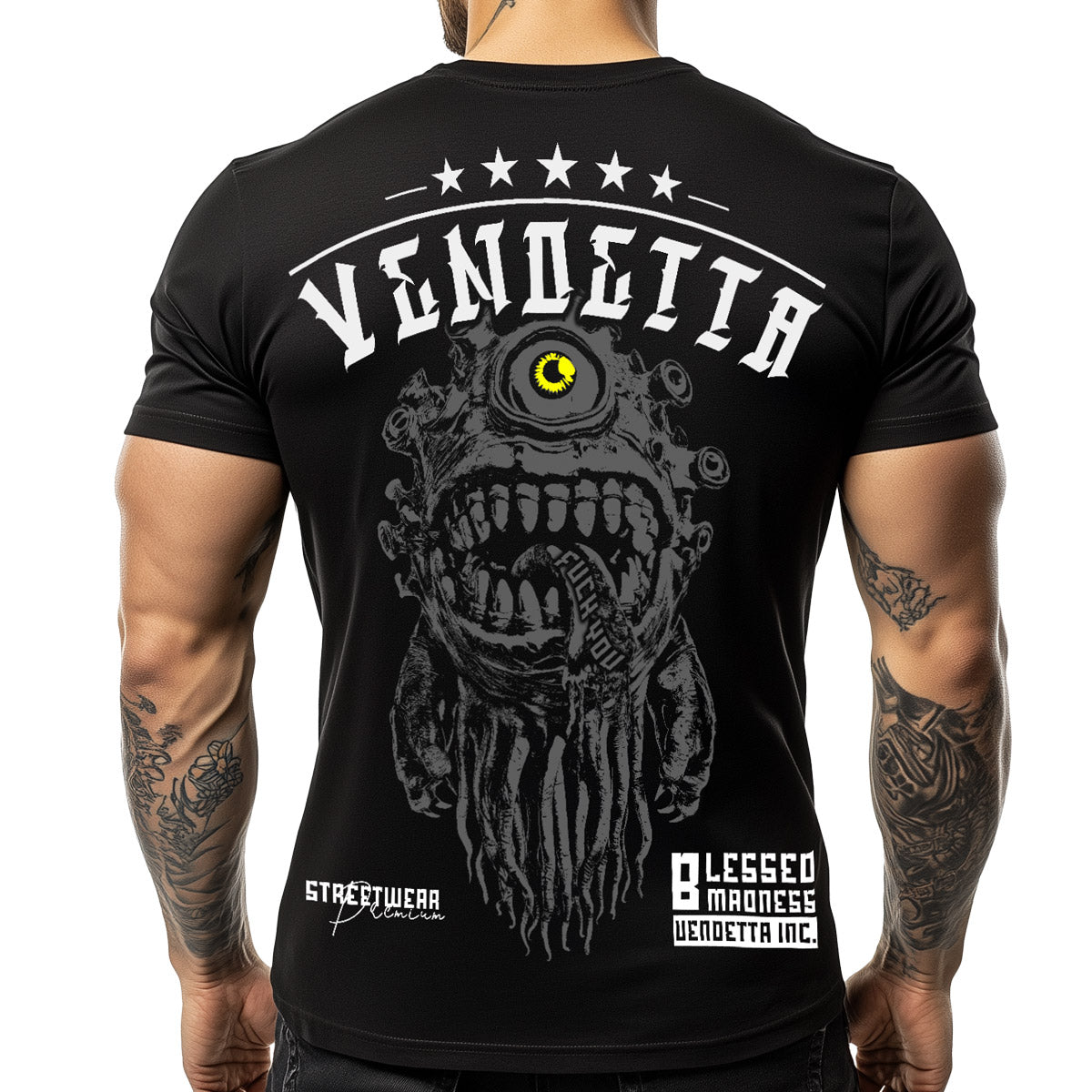 Vendetta Inc. Shirt Giant schwarz VD-1522