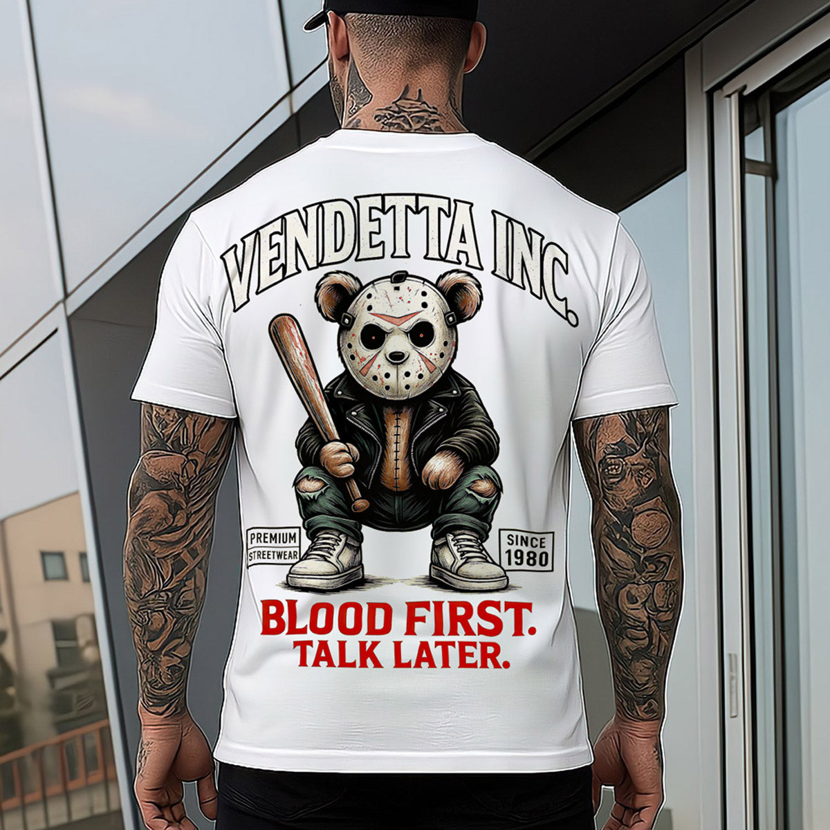 Vendetta Inc. Shirt Talk Later weiß VD-1589