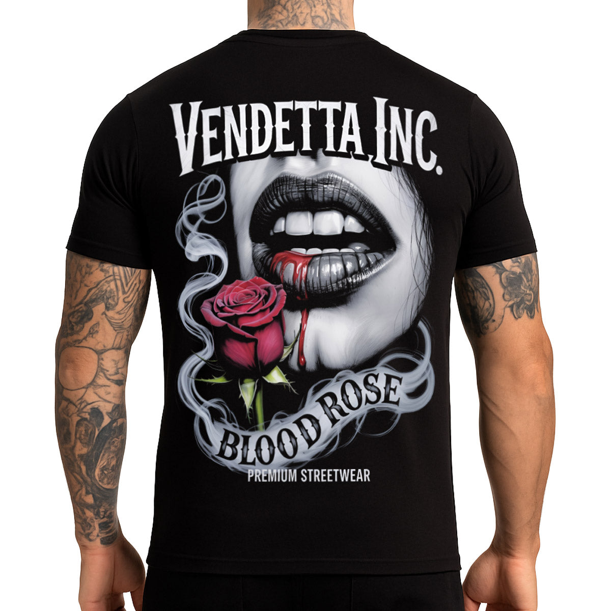 Vendetta Inc. Shirt Blood Kiss schwarz