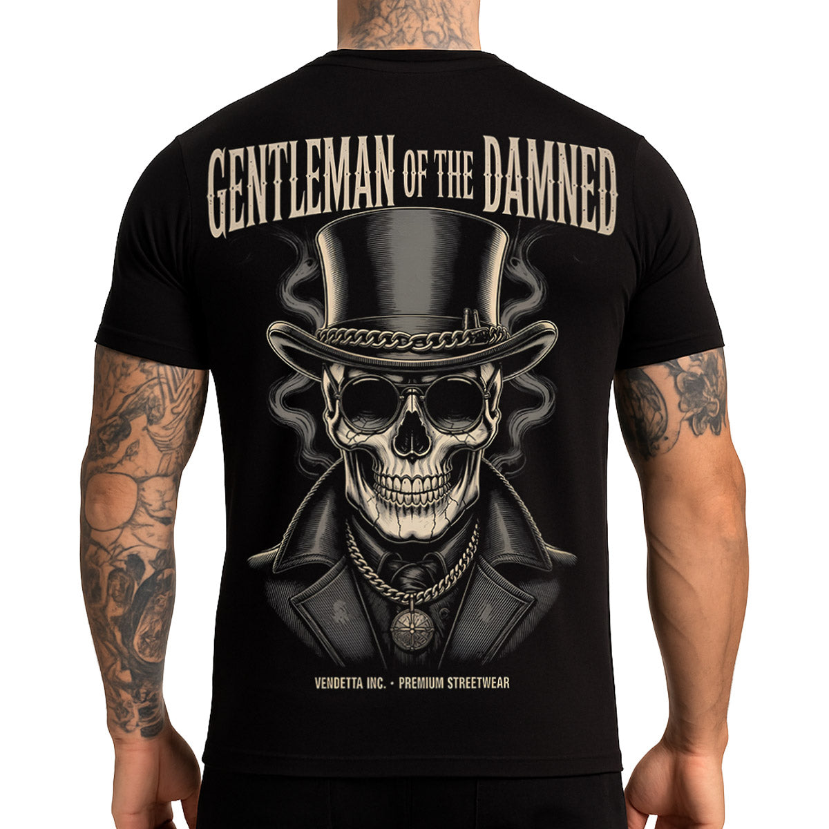 Vendetta Inc. Shirt Gentleman of the Damned schwarz