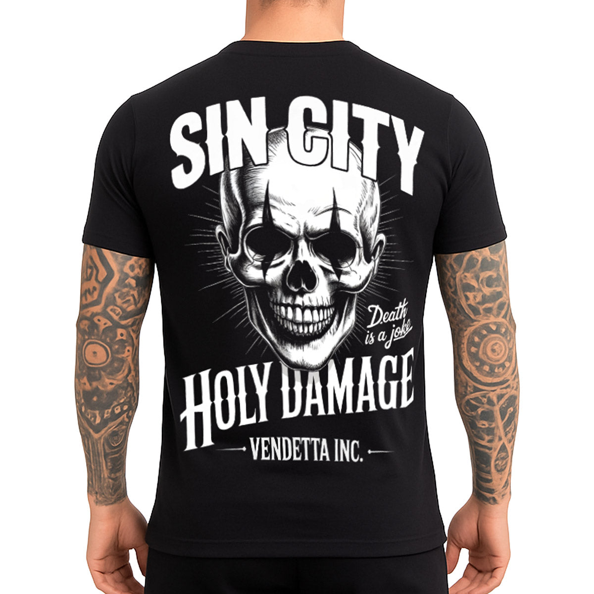 Vendetta Inc. Shirt Clown Skull schwarz