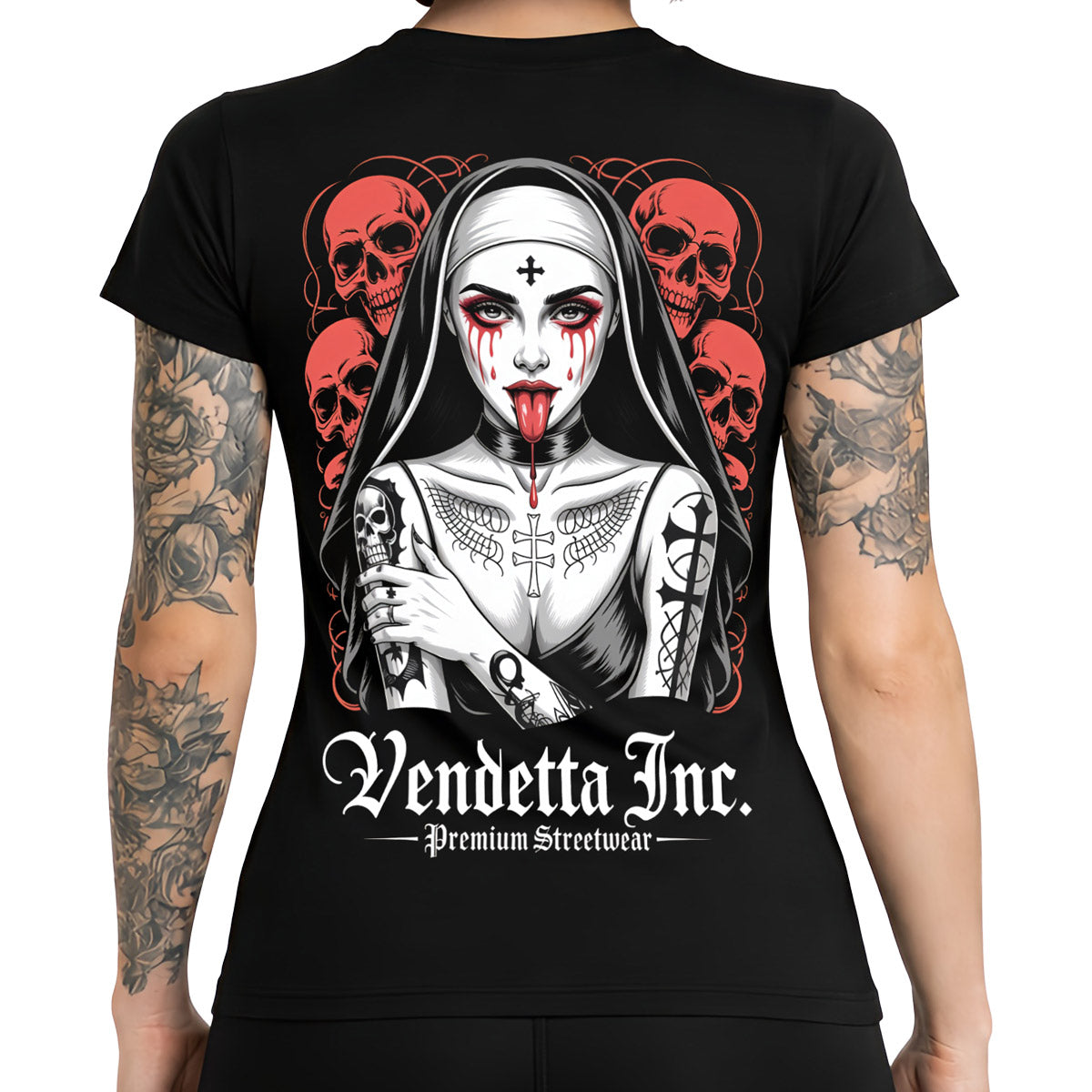Vendetta Inc. Shirt Bloody Sister schwarz