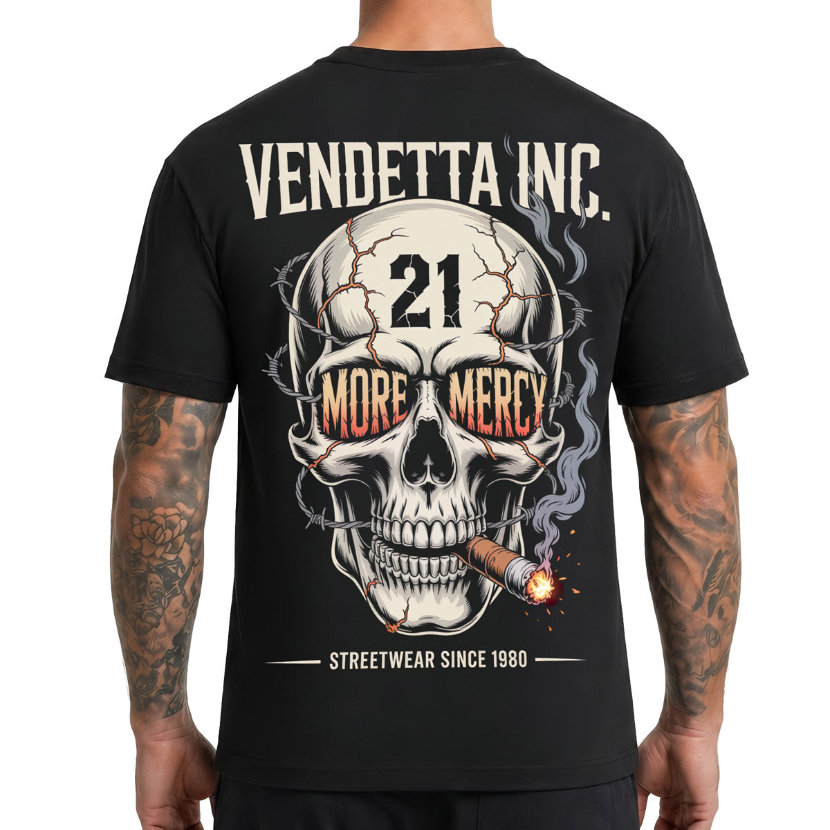 Vendetta Inc. Shirt More Mercy schwarz VD-1792
