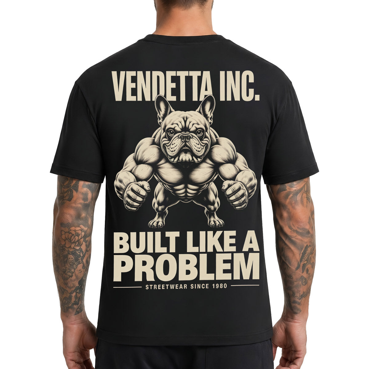 Vendetta Inc. Shirt Built Like A Problem schwarz