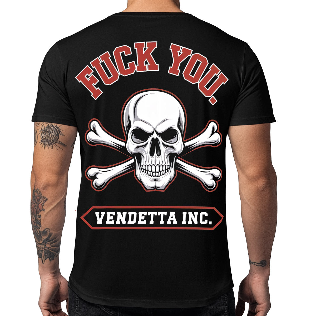 Vendetta Inc. Shirt F.Y. schwarz VD-1549