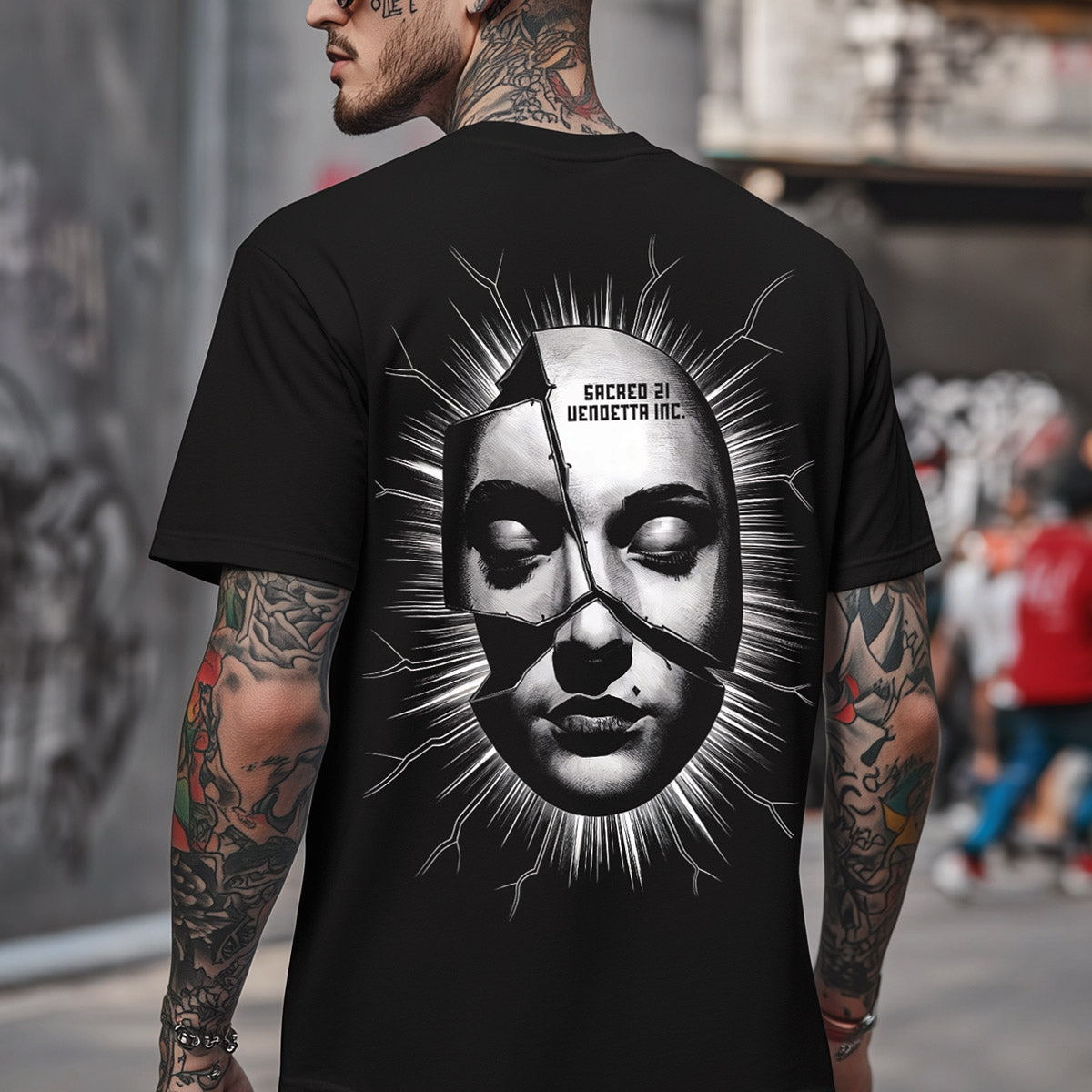 Vendetta Inc. Shirt Sacred Mind schwarz VD-1560
