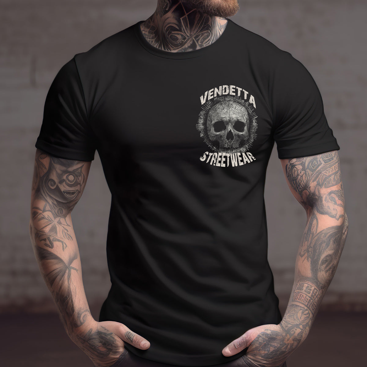 Vendetta Inc. Shirt Streetwear schwarz