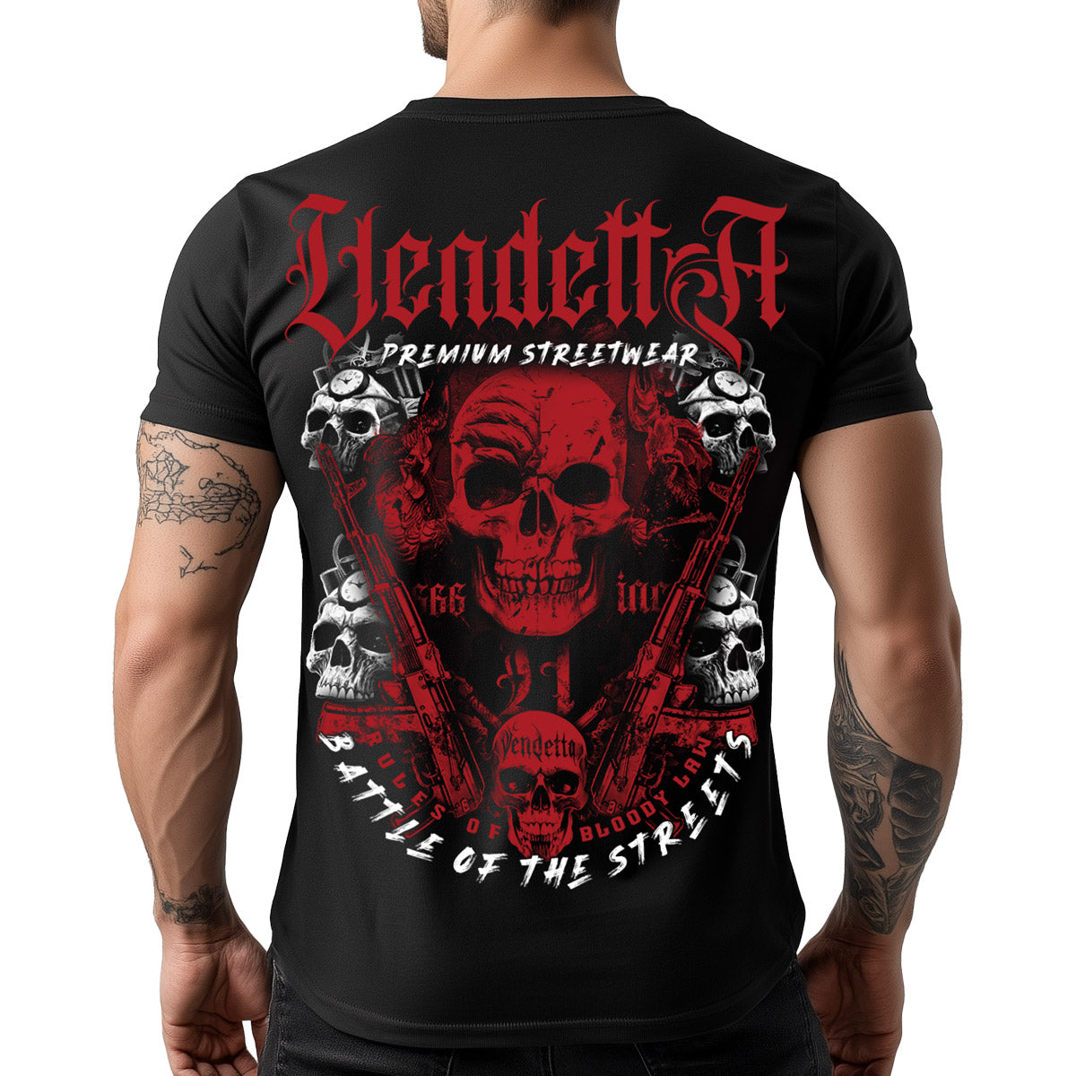 Vendetta Inc. Shirt Battle schwarz