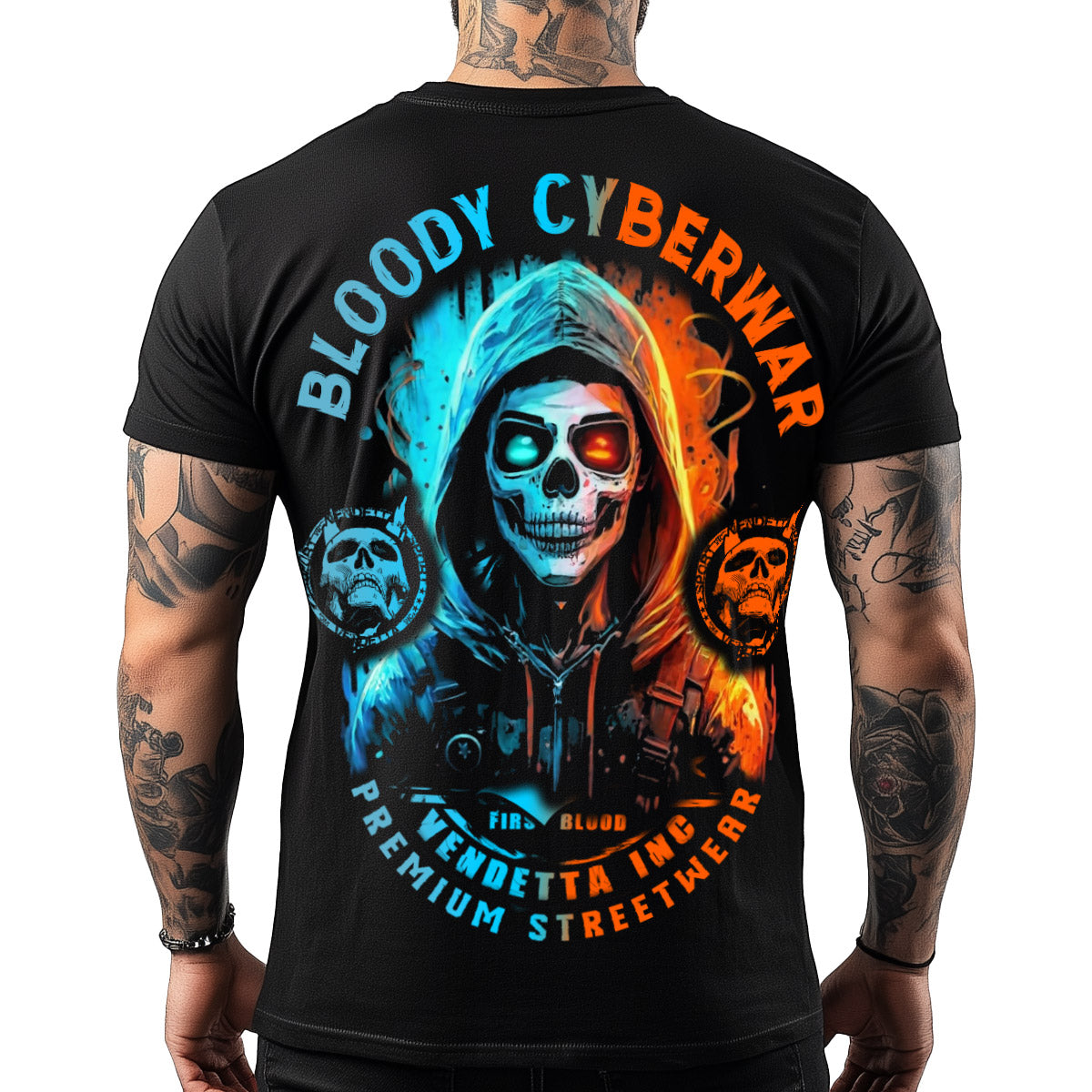 Vendetta Inc. Shirt Cyberwar schwarz