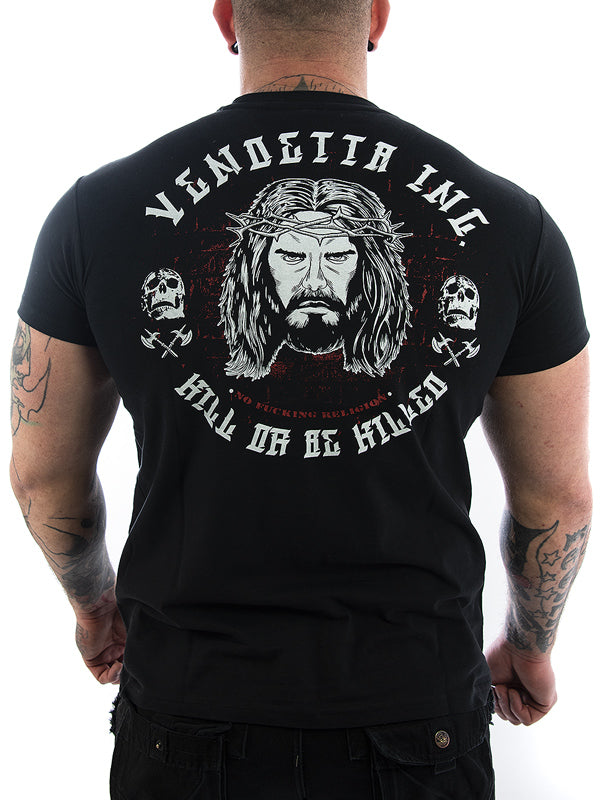 Vendetta Inc. Shirt Jesus schwarz VD-1094