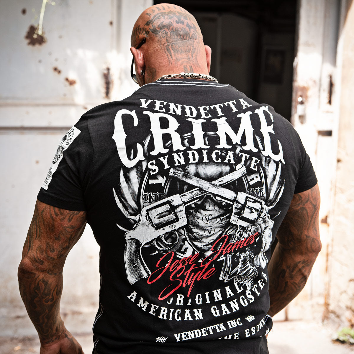 Vendetta Inc. Shirt Jesse James schwarz 1191