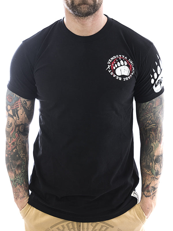 Vendetta Inc. Shirt Savage Beast 1028 schwarz