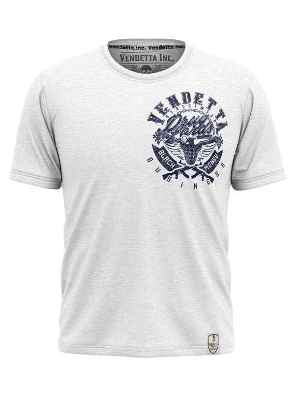 Vendetta Inc. Shirt Black Money weiß VD-1095