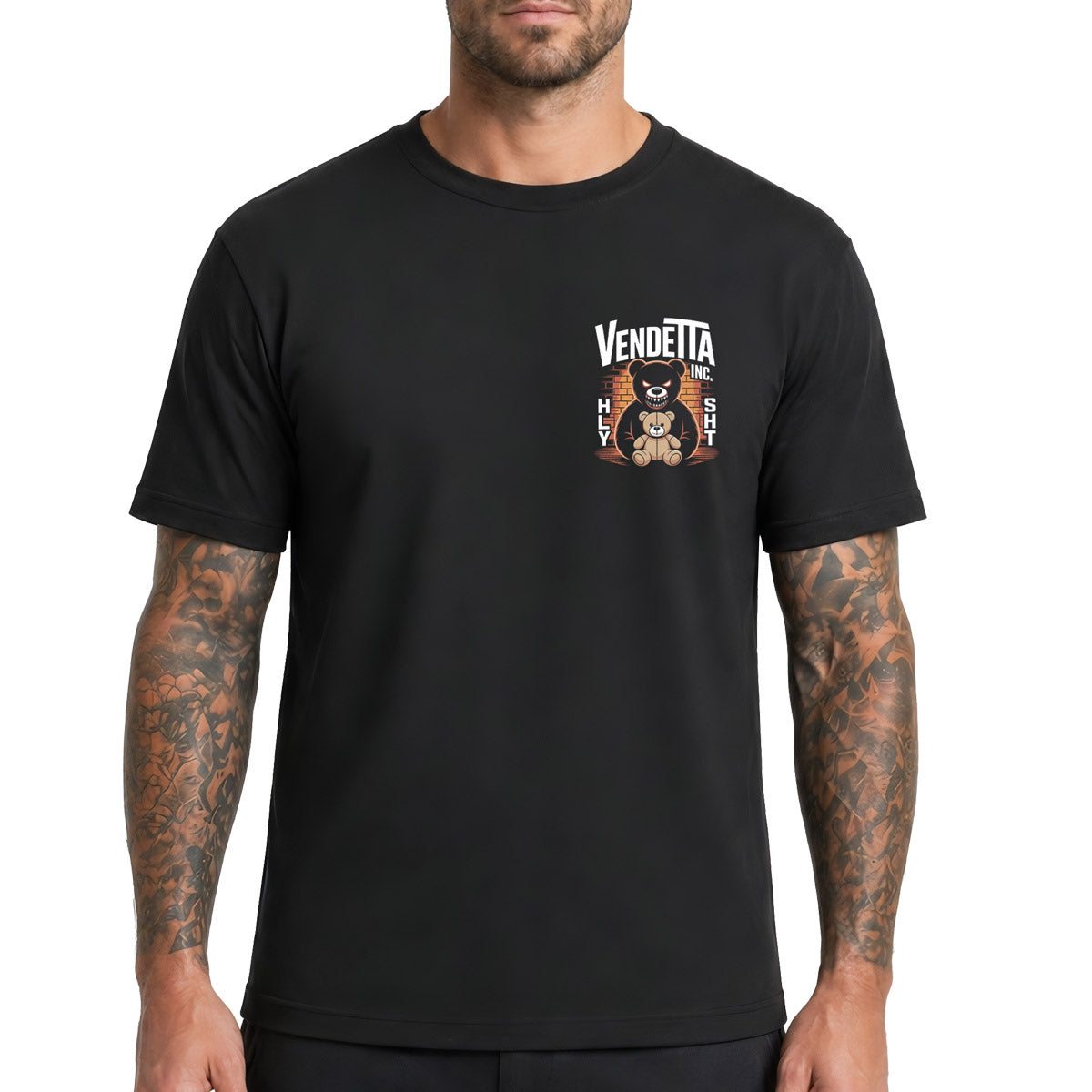 Vendetta Inc. Herren Shirt Playtime Is Over schwarz