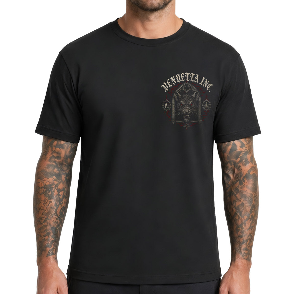 Vendetta Inc. Herren Shirt Kings of the Gutter schwarz