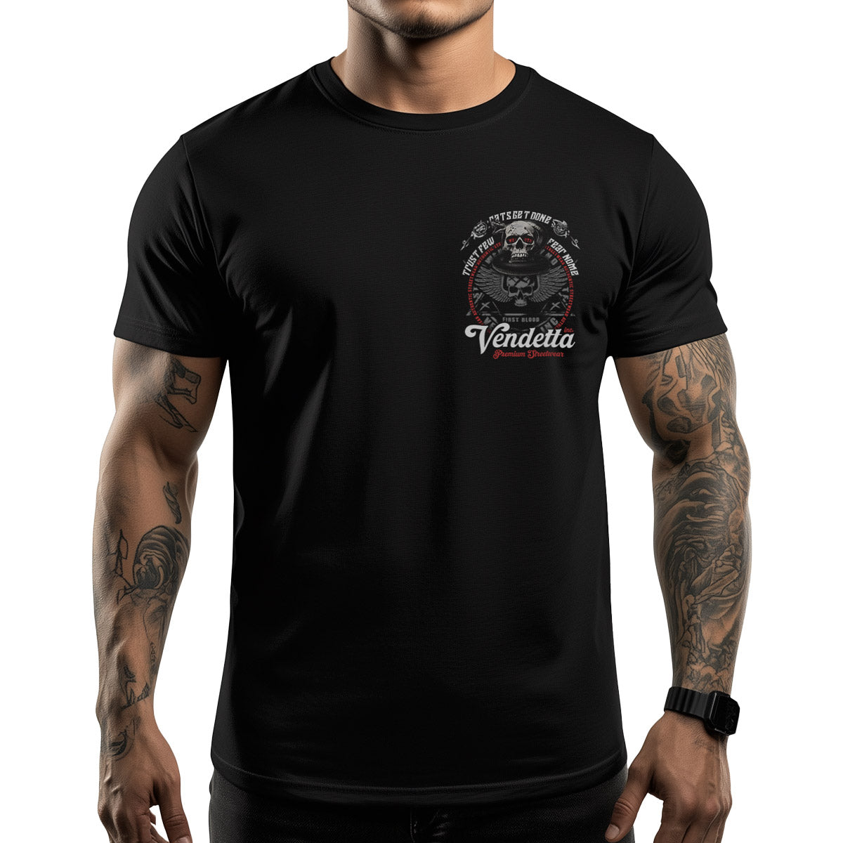 Vendetta Inc. Shirt Rats Get Done schwarz VD-1580
