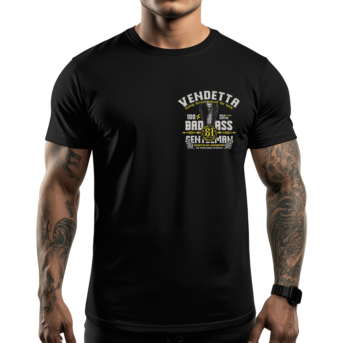 Vendetta Inc. Shirt Dark Gentleman schwarz VD-1228