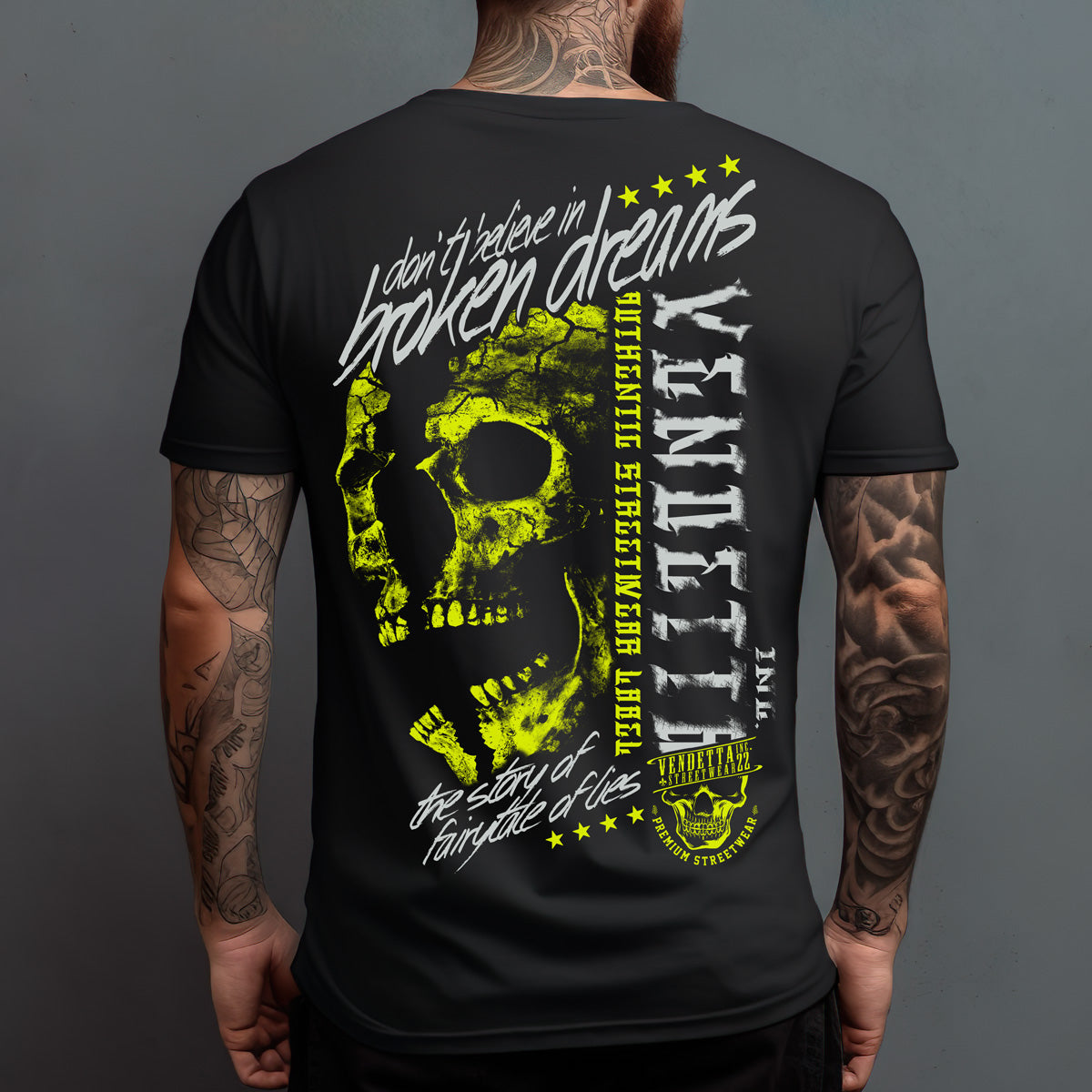 Vendetta Inc. Shirt The Story schwarz VD-1215