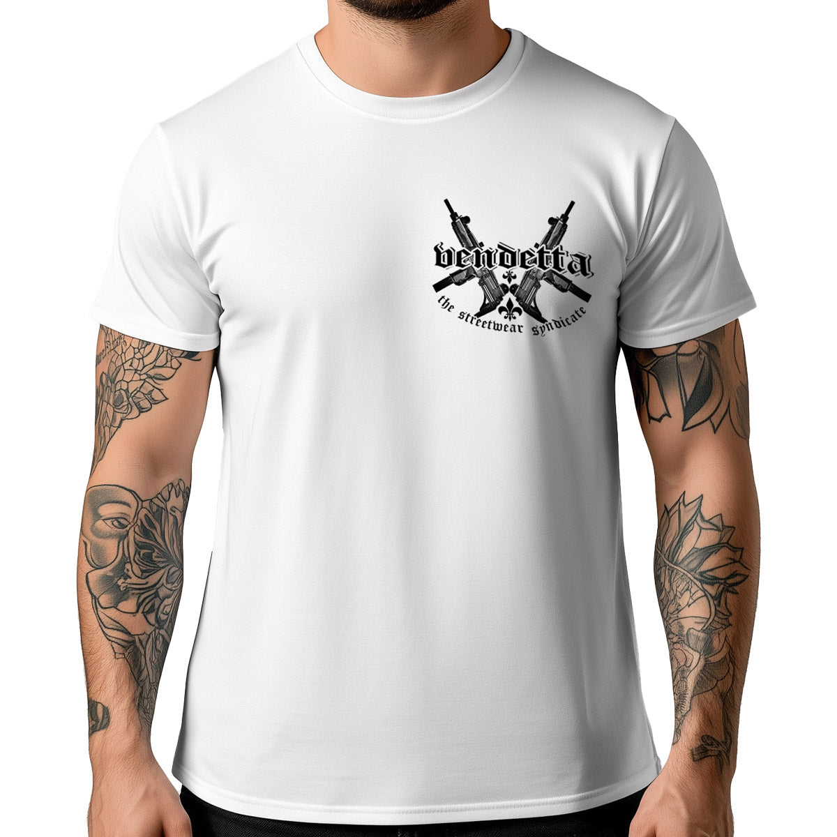 Vendetta Inc. Shirt Faith & Fire weiß VD-1232