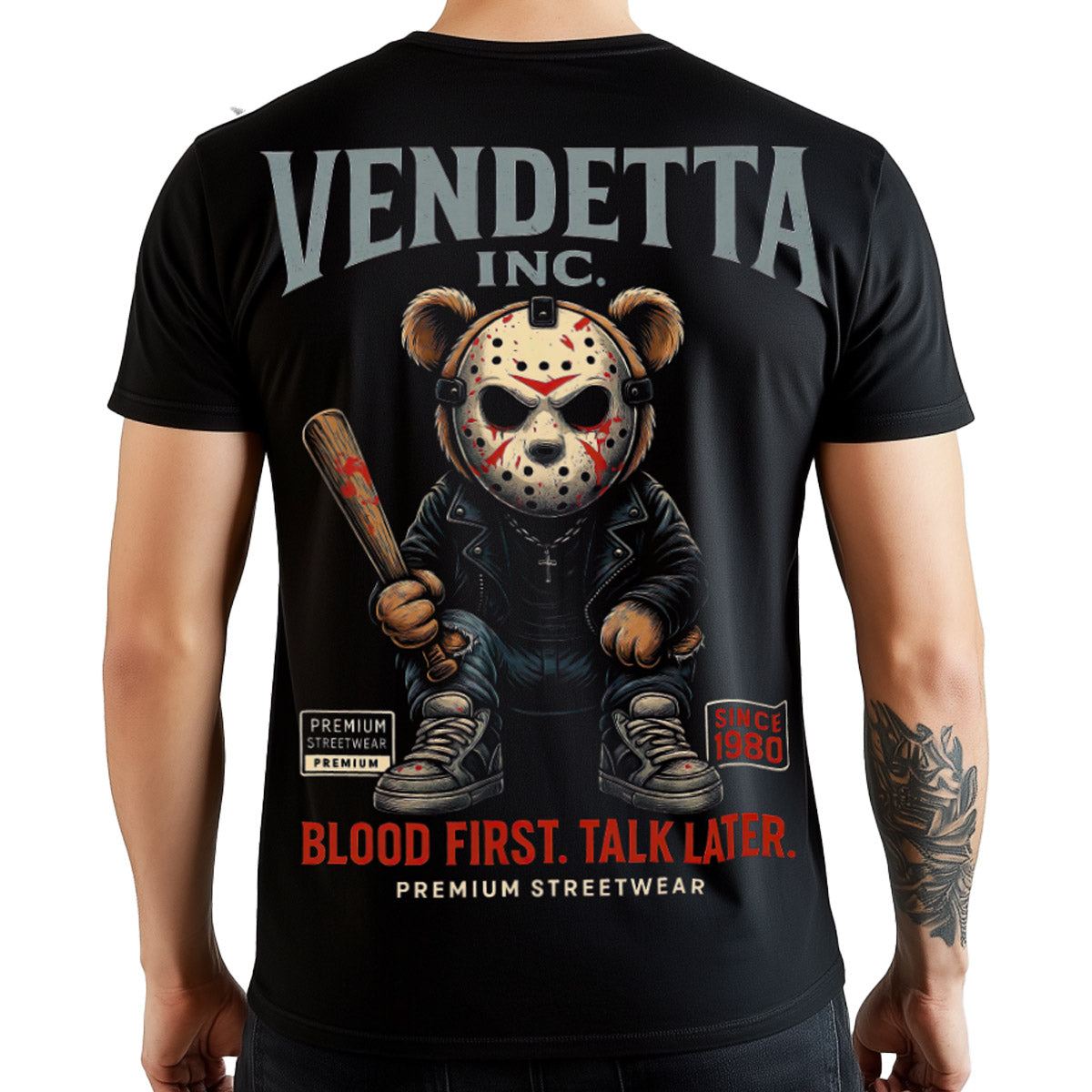 Vendetta Inc. Shirt Talk Later schwarz VD-1588