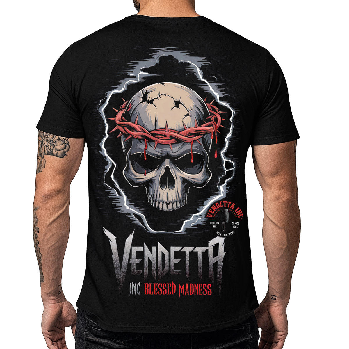 Vendetta Inc. Shirt Thorns & Thunder schwarz VD-1584