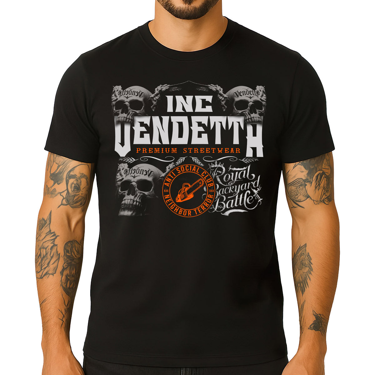 Vendetta Inc. Shirt Backyard Battle schwarz VD-1593