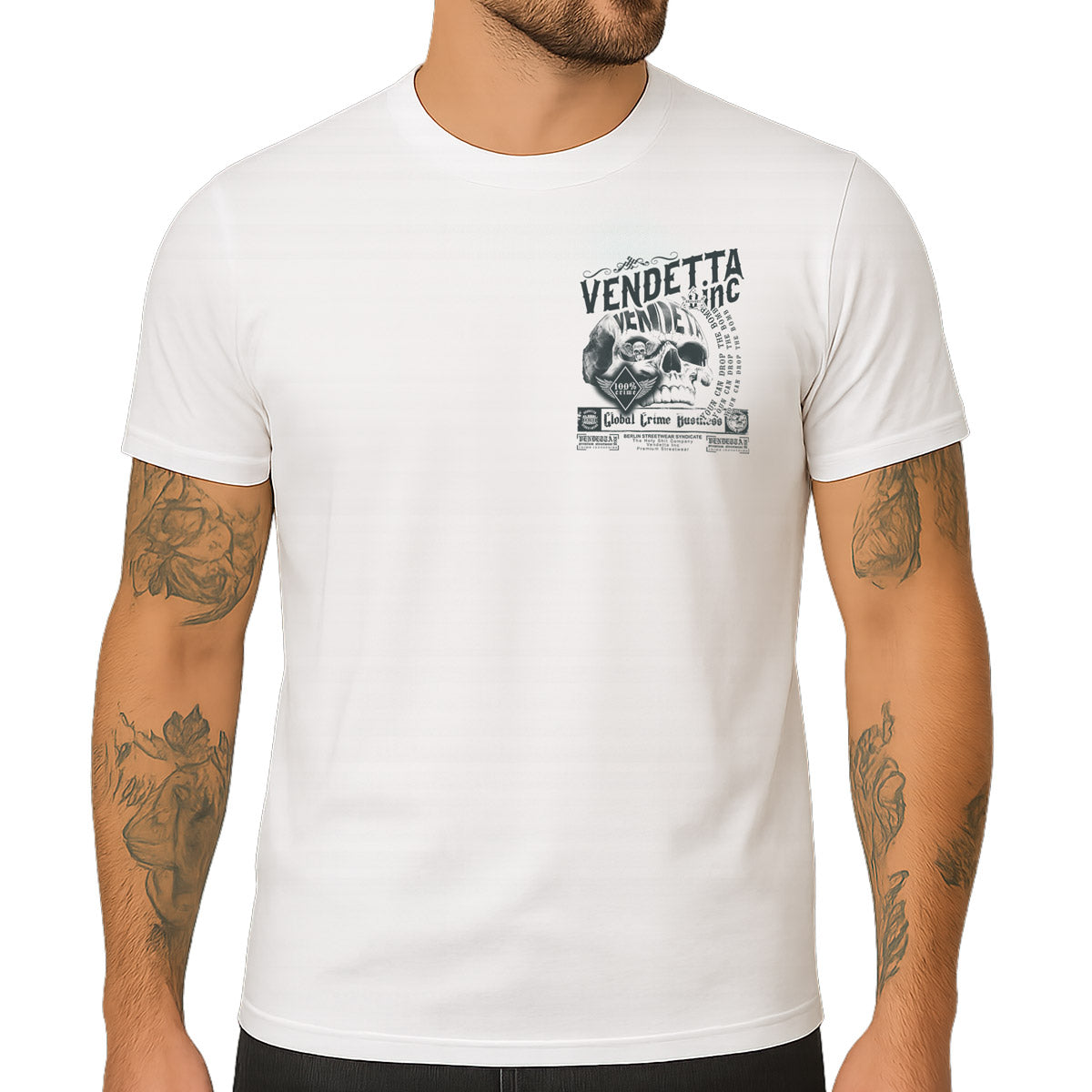 Vendetta Inc. Shirt Drop the Bomb weiß VD-1594