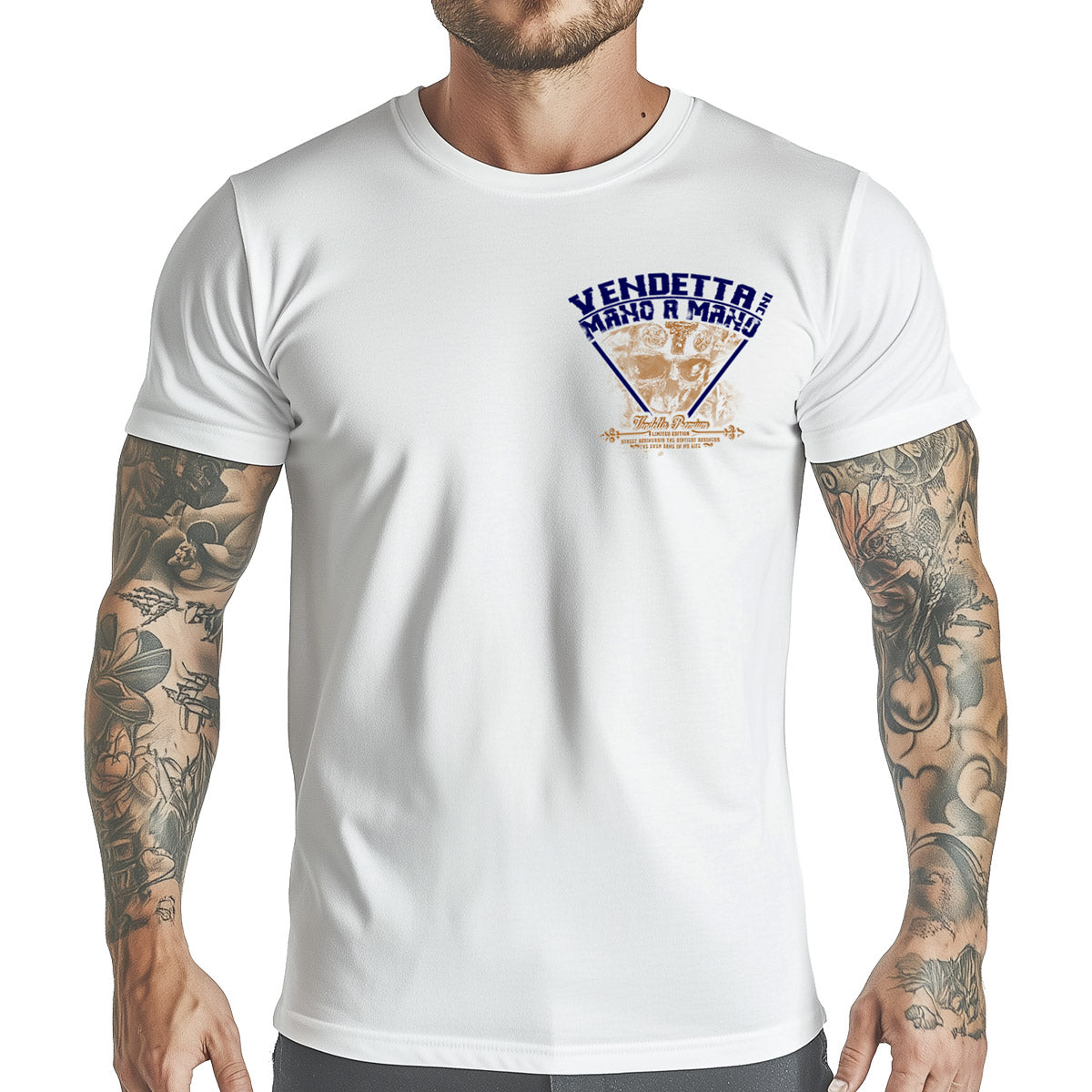 Vendetta Inc. Shirt Blood Oath weiß VD-1599