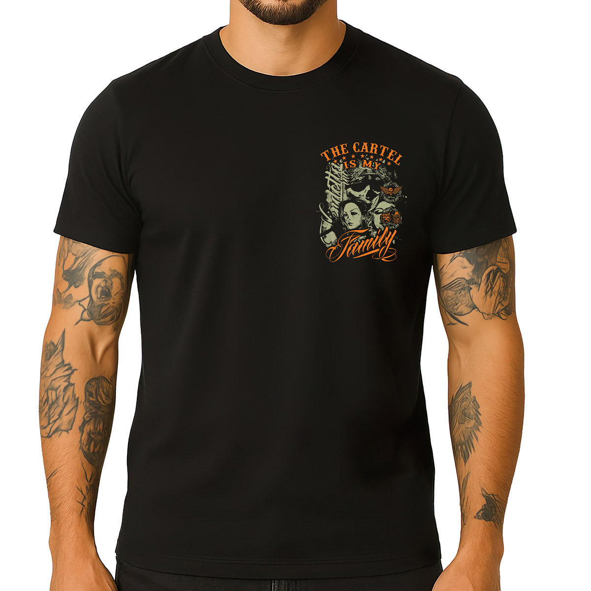Vendetta Inc. Shirt Cartel Bloodline schwarz VD-1601