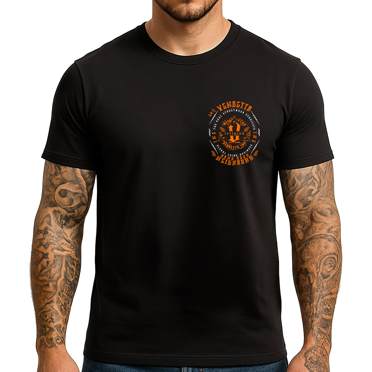 Vendetta Inc. Shirt Headgame schwarz VD-1604