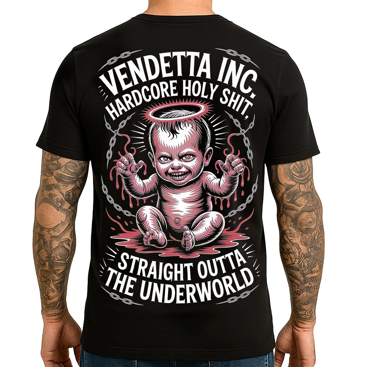 Vendetta Inc. Underworld Baby Shirt schwarz VD-1636