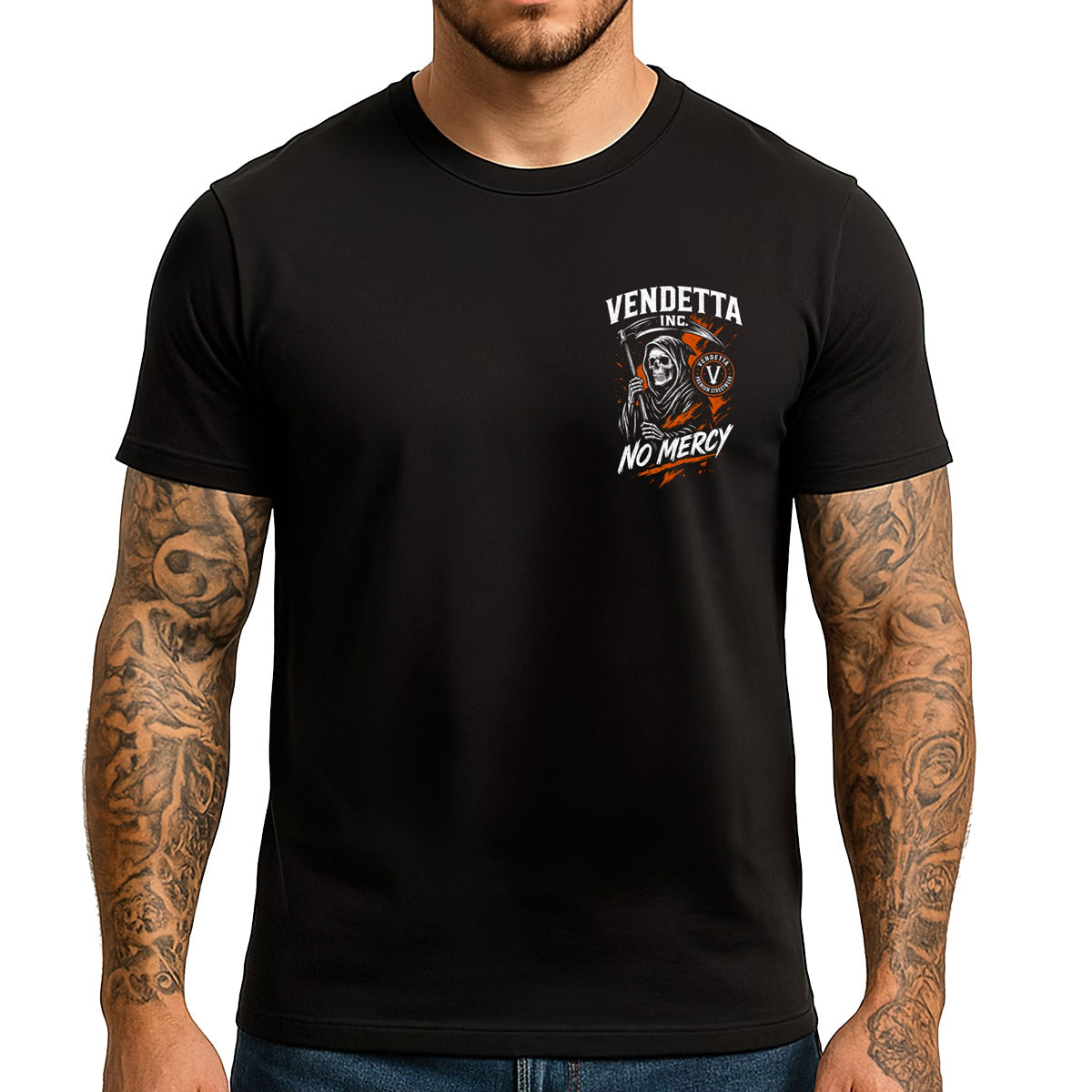 Vendetta Inc. No Mercy 2.0 Shirt schwarz VD-1637
