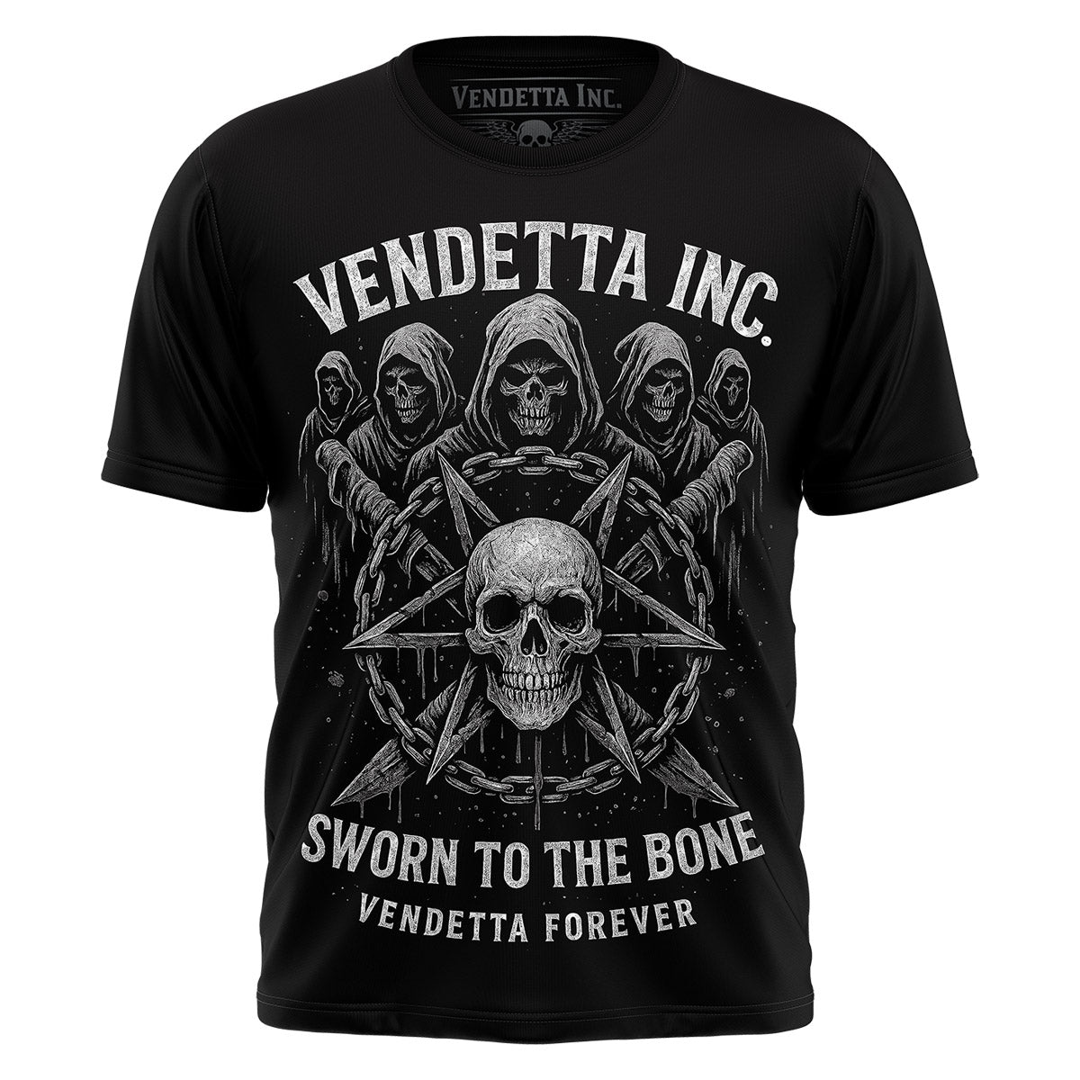 Vendetta Inc. Sworn to the Bone schwarz VD-1648