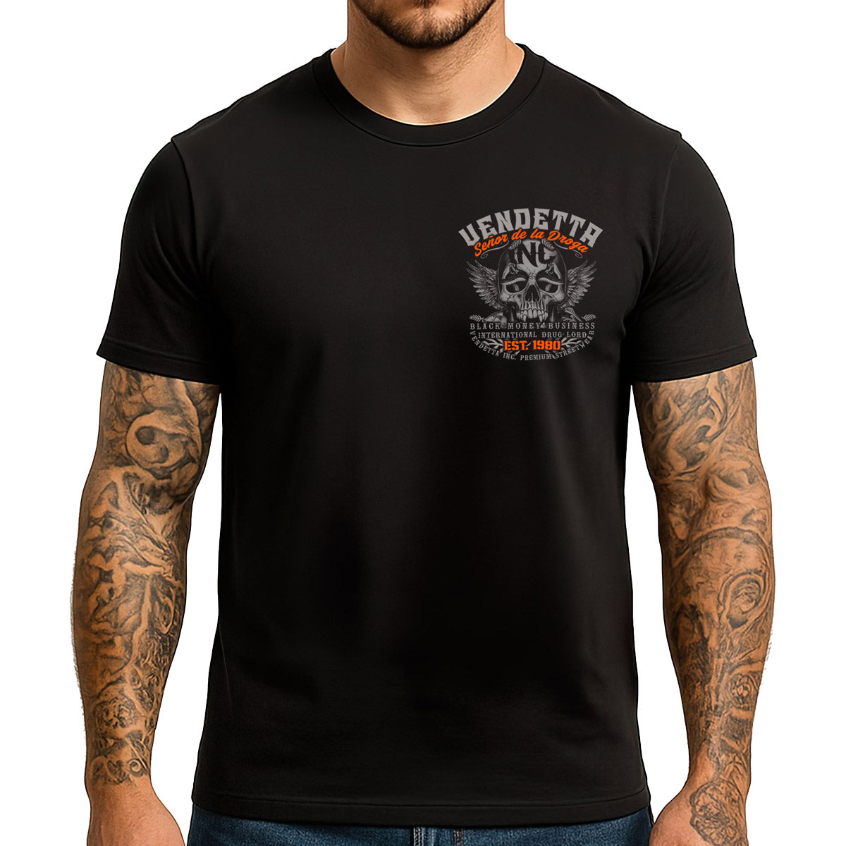 Vendetta Inc. Shirt Blood & Business schwarz VD-1461