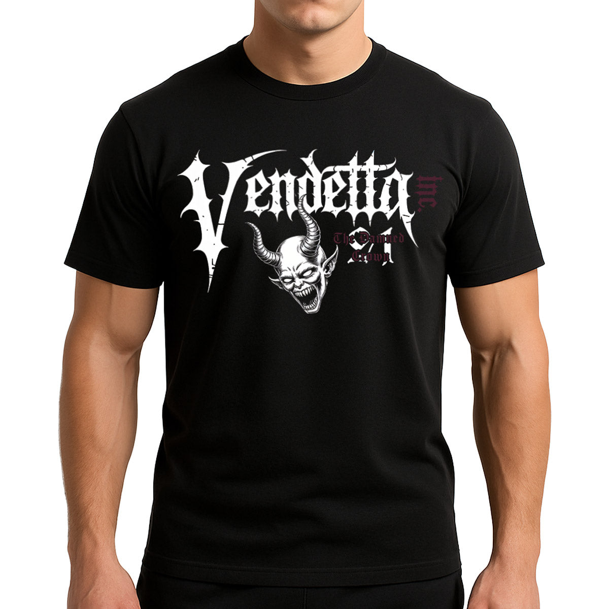 Vendetta Inc. Shirt Damned Crown schwarz