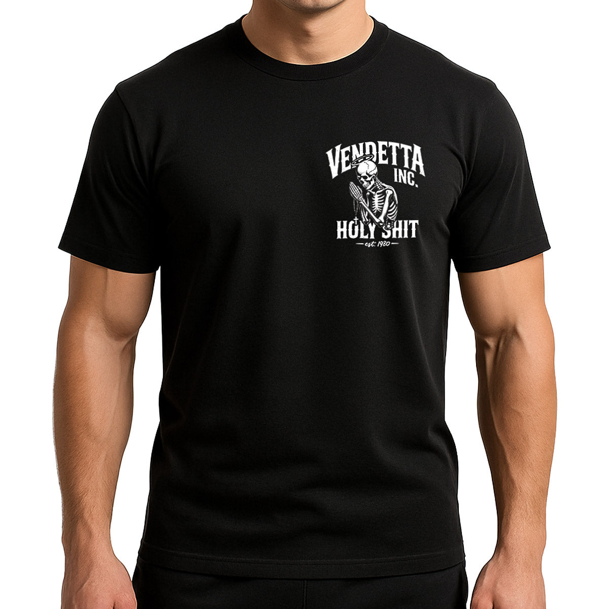 Vendetta Inc. Shirt Holy Skeleton schwarz