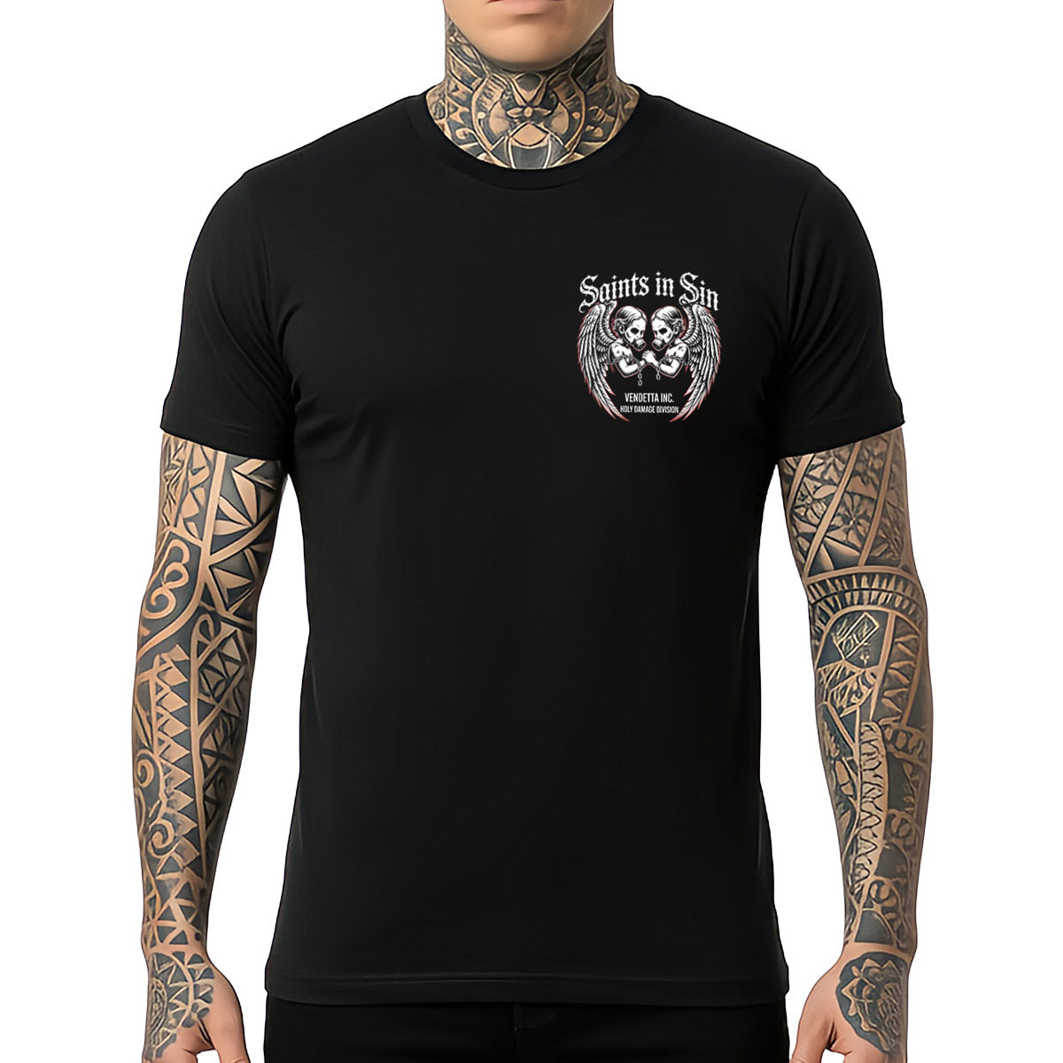 Vendetta Inc. Shirt Saints in Sin schwarz
