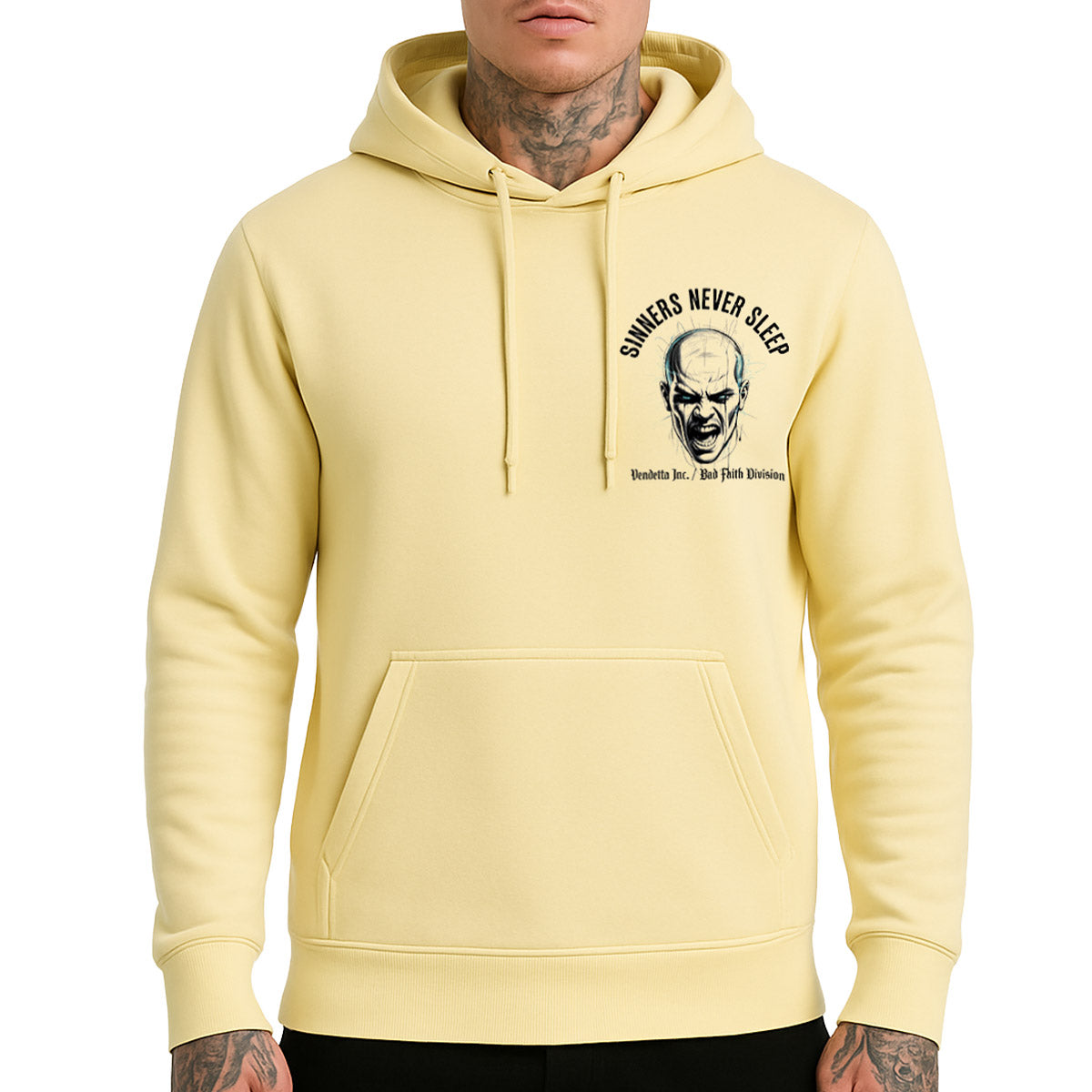 Vendetta Inc. Hoodie Sinner gelb