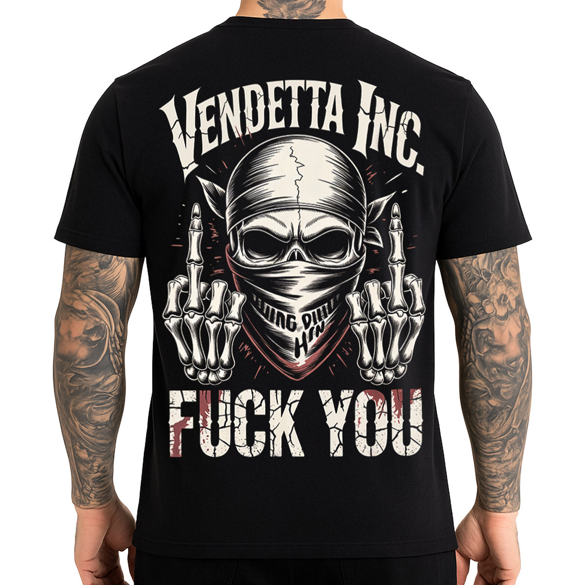 Vendetta Inc. Shirt Run The Night schwarz
