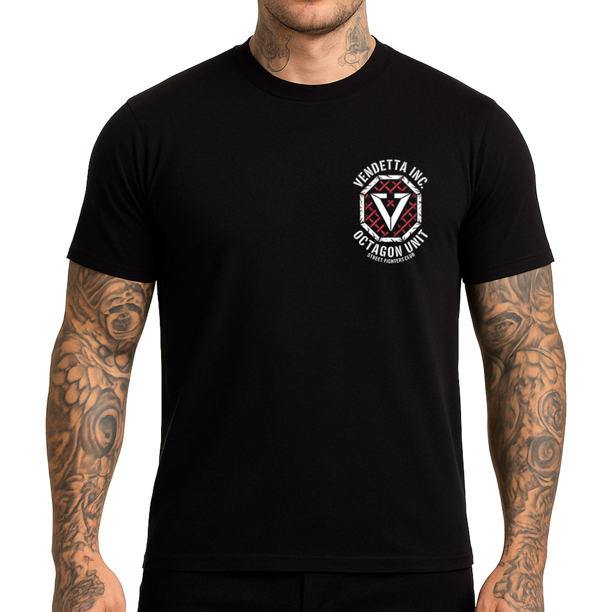 Vendetta Inc. Shirt Octagon Fighters schwarz