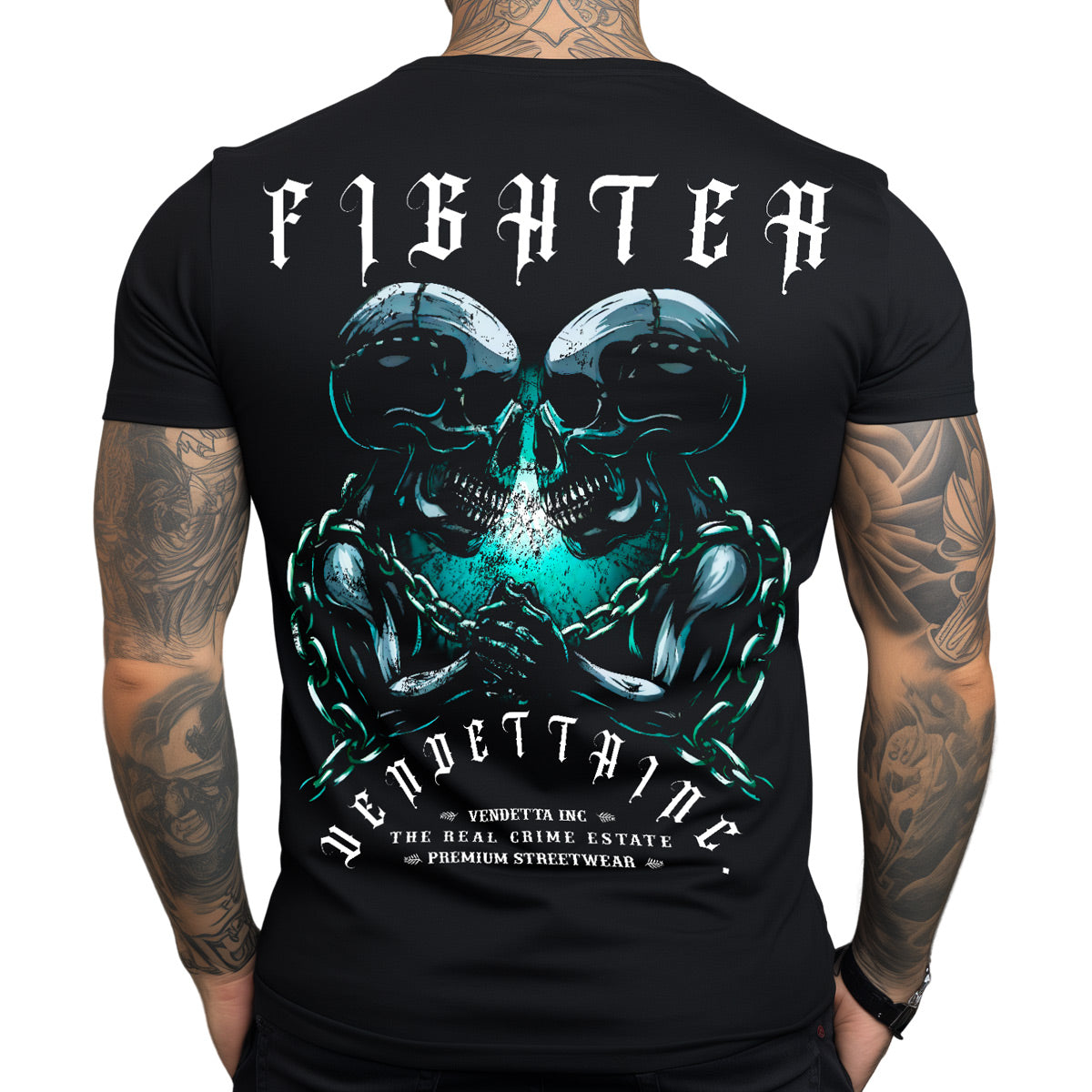 Vendetta Inc. Shirt schwarz Two Fighter VD-1346