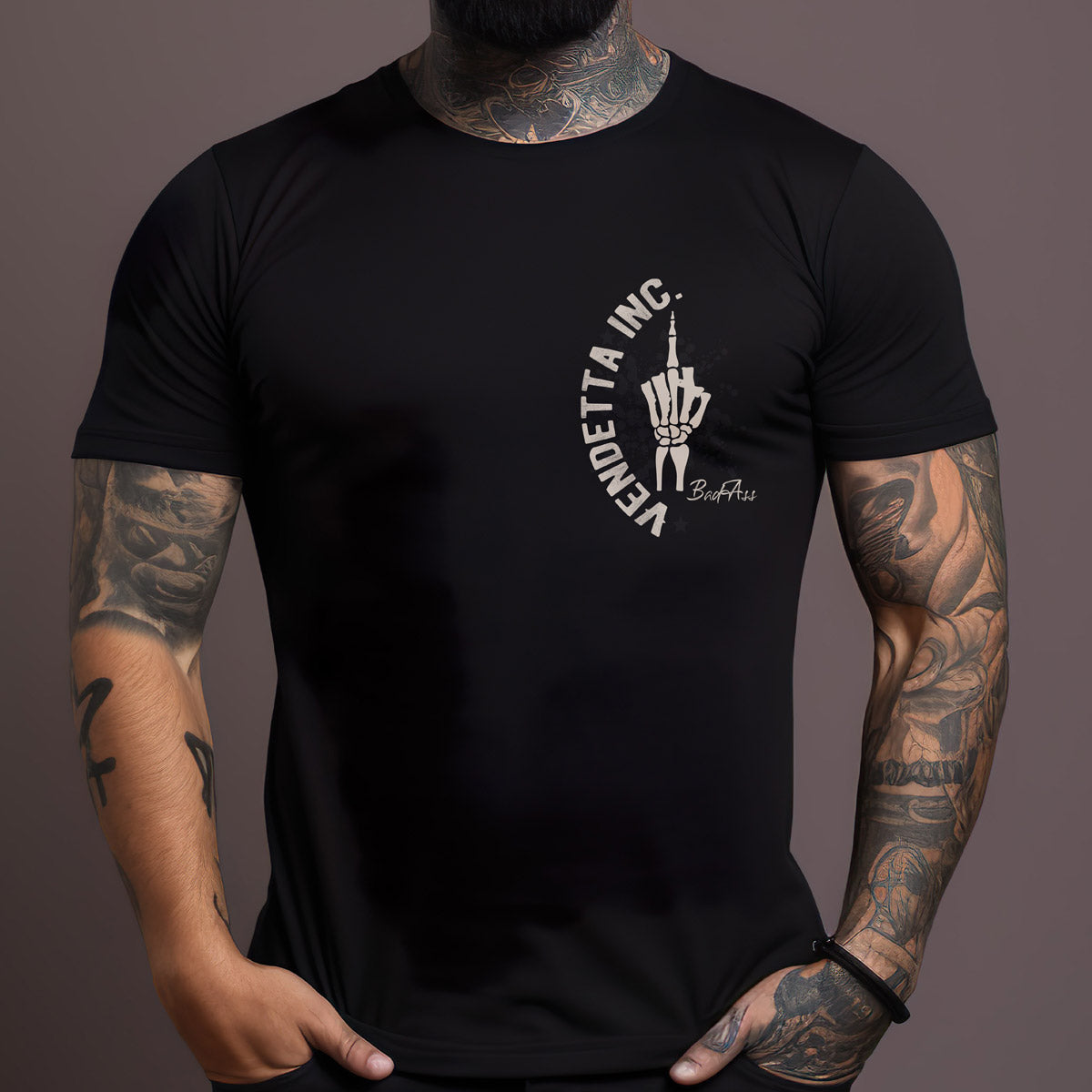 Vendetta Inc. Shirt Misanthrop 1045 schwarz