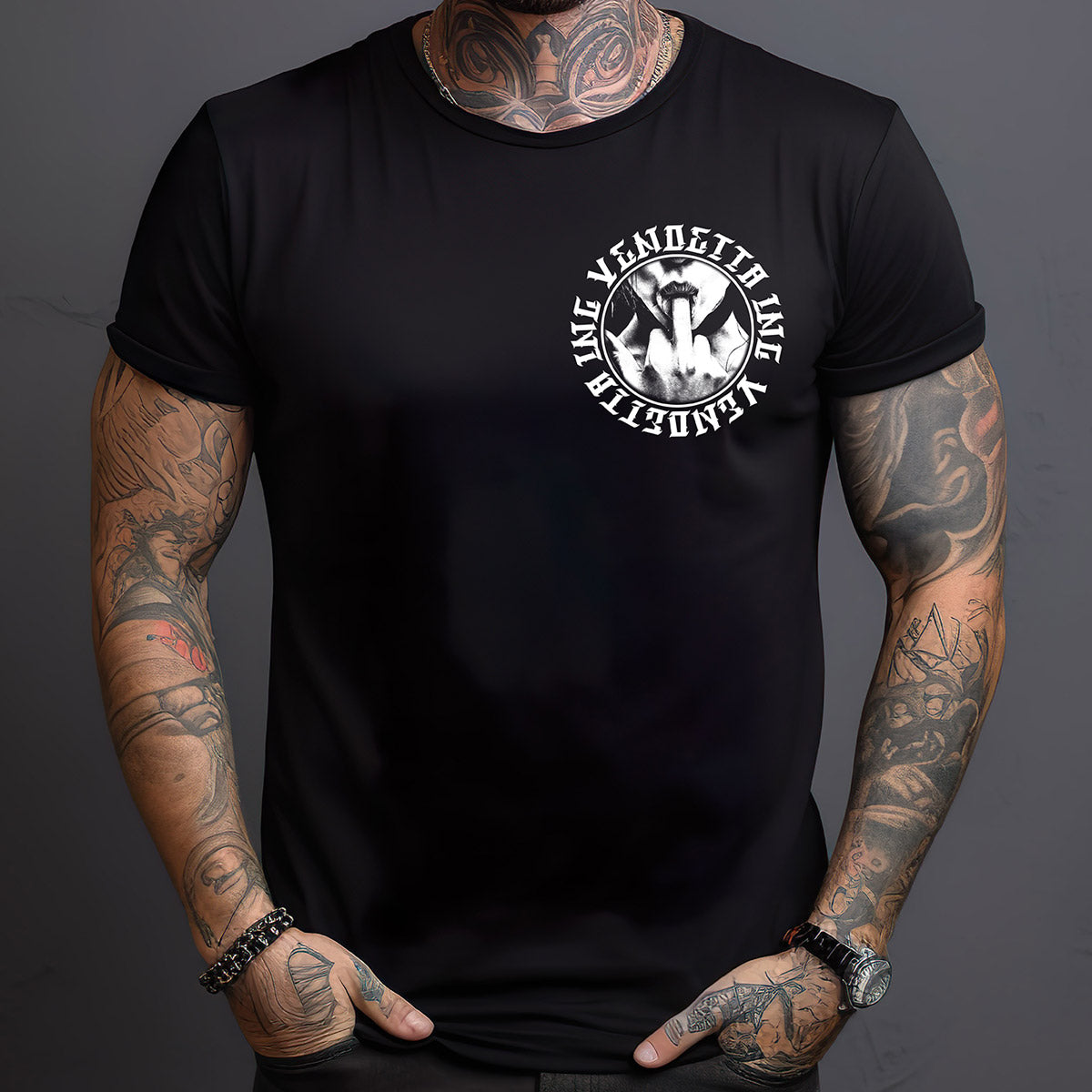 Vendetta Inc. Shirt F.2.0 schwarz VD-1210