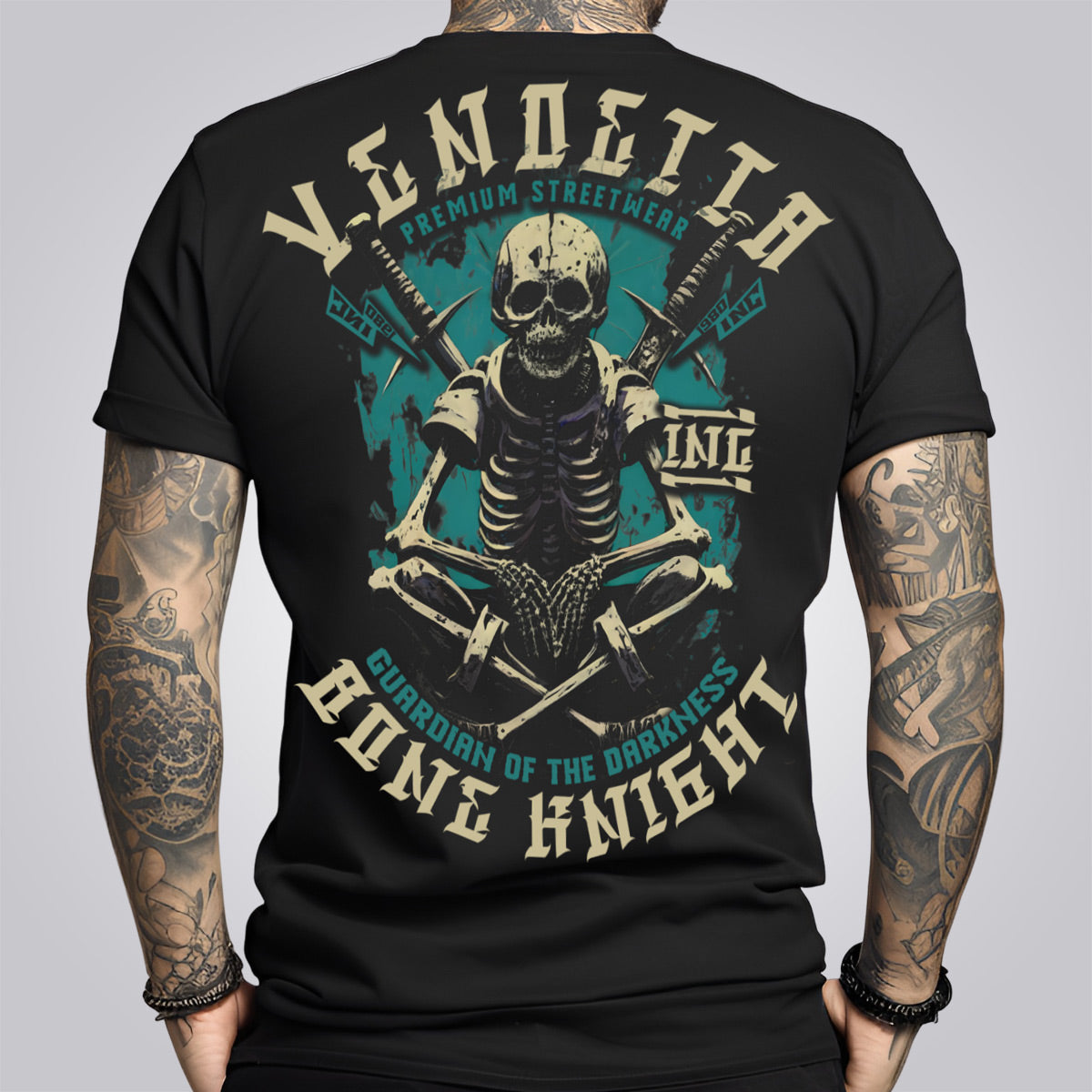 Vendetta Inc. Shirt Bone Knight schwarz 1335