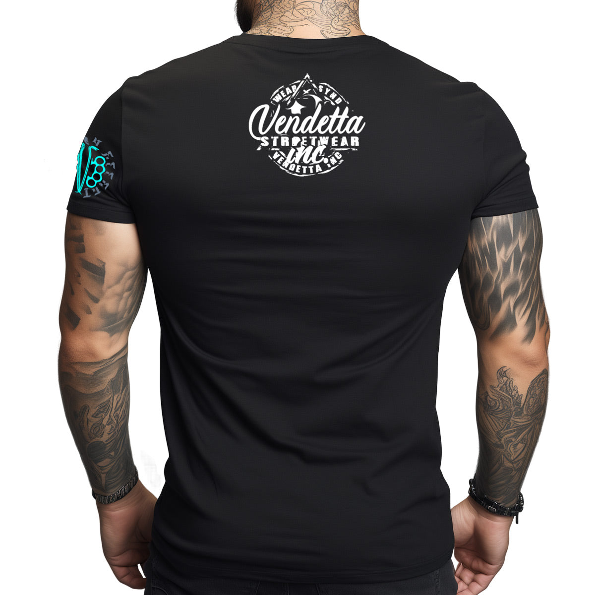 Vendetta Inc. Shirt schwarz Skull Time STB-1266