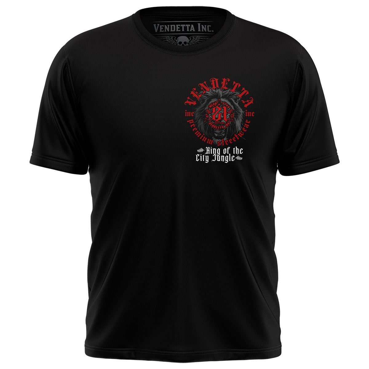 Vendetta Inc. Shirt schwarz King Lion VD-1422