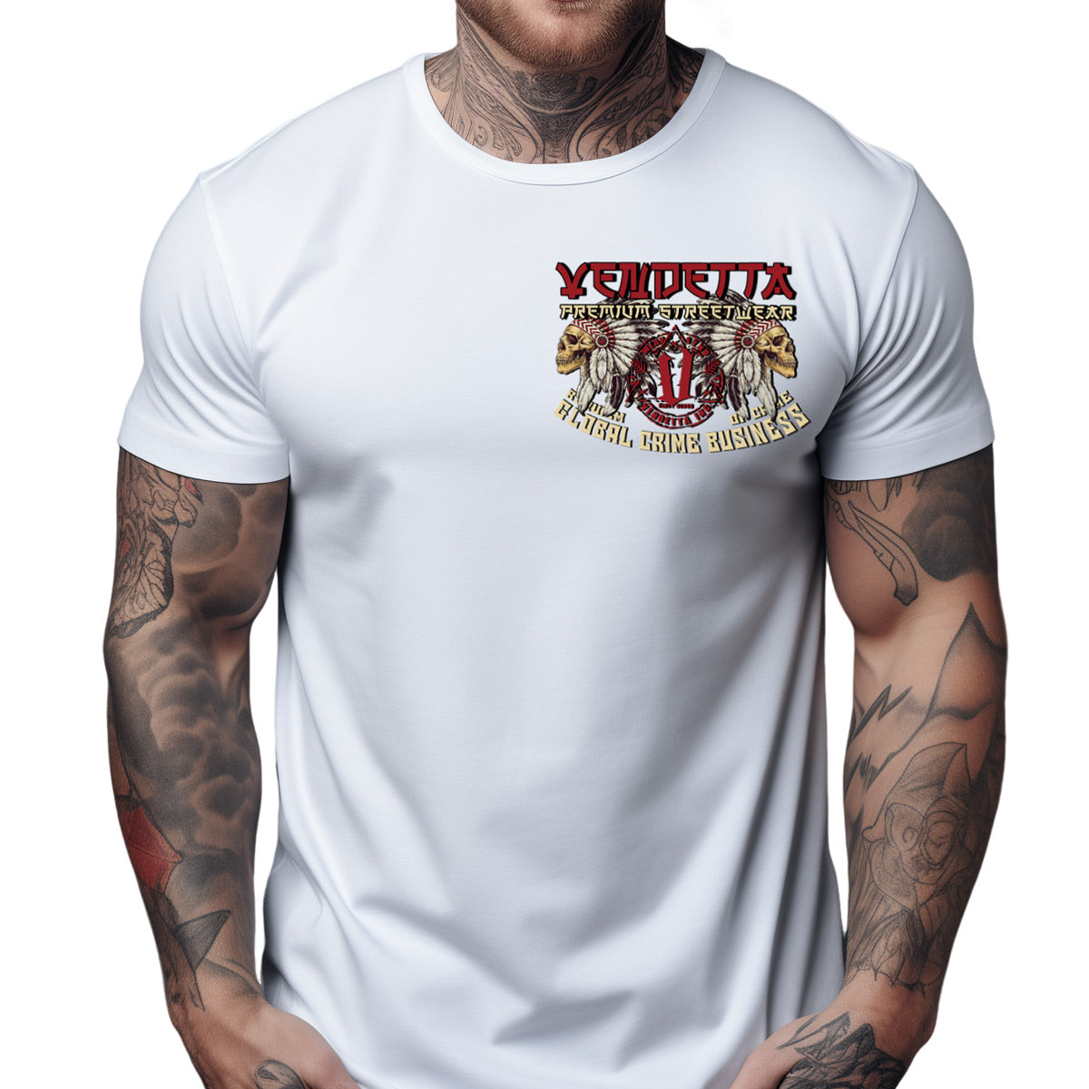 Vendetta Inc. Shirt Requiem weiß VD-1398