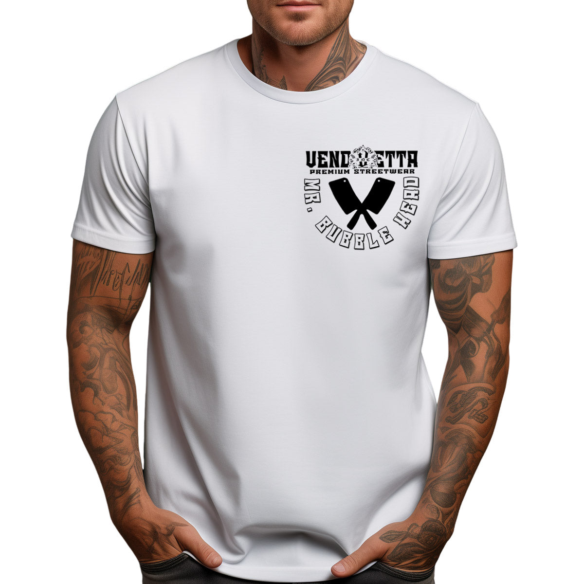 Vendetta Inc. Shirt Bubble Head weiß VD-1397